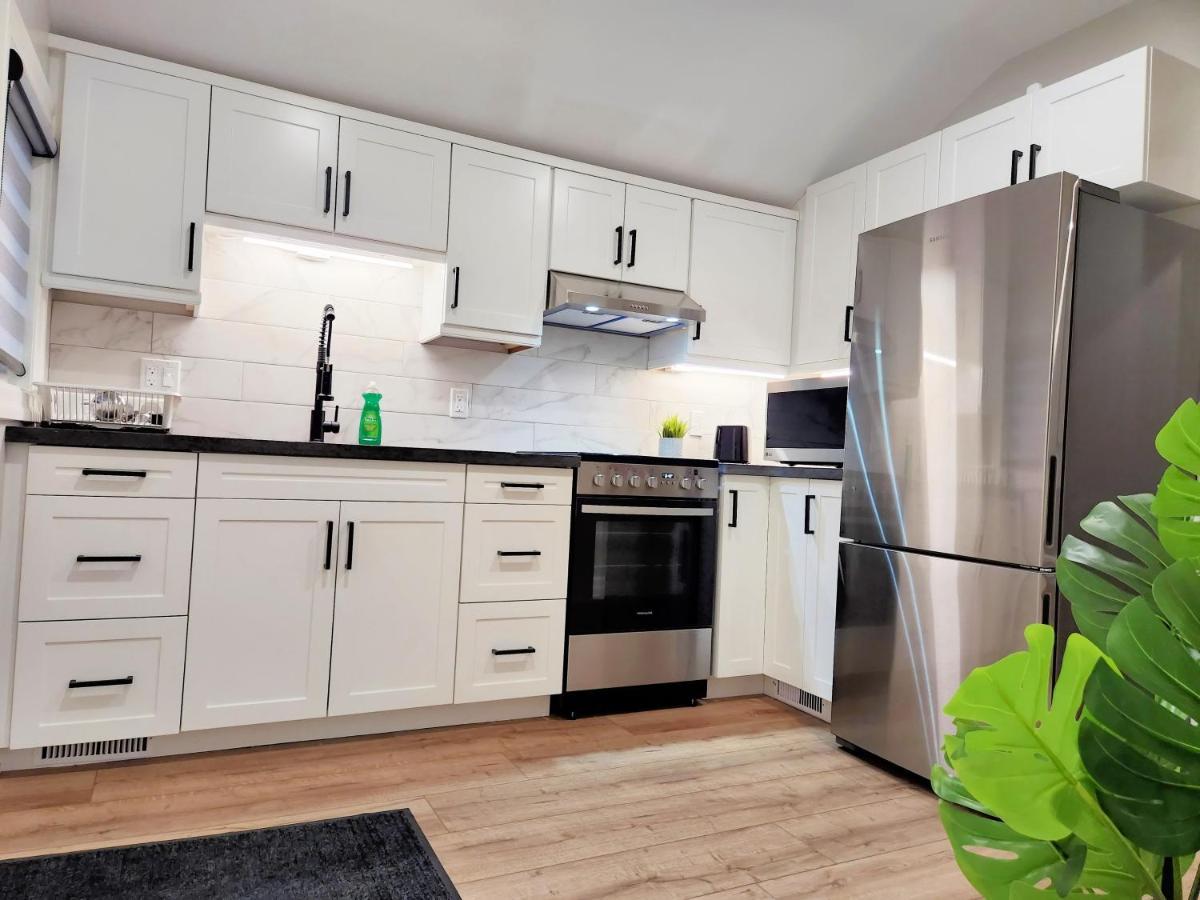 The Cozy Cove Modern King-Bedroom Full Apartment Sainte-Catherine المظهر الخارجي الصورة